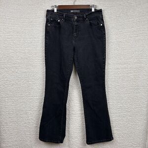 Levis Jeans Womens‎ 12M Black Denim 515 Boot Cut Western 5-Pocket